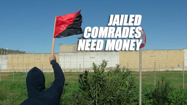 Jailed comrades need money