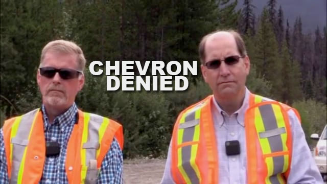 Chevron Kicked Out of Unist’ot’en