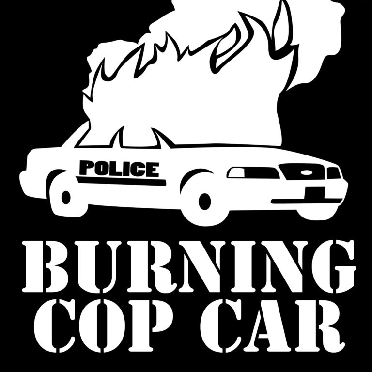 Burning Cop Car #1