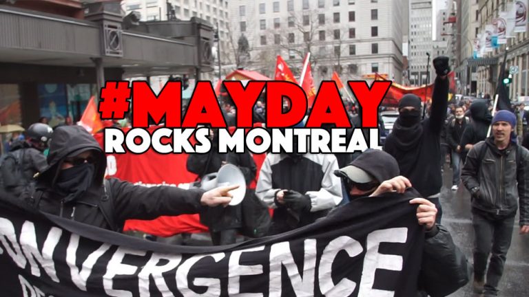 May Day March Rocks Montreal