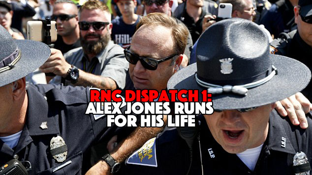 Alex Jones Runs for His Life