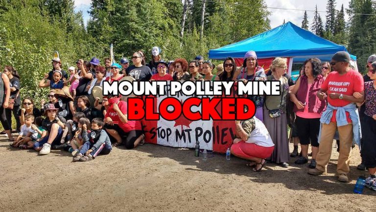 Mount Polley Mine Blocked