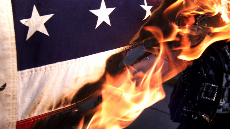 How to Burn an American Flag