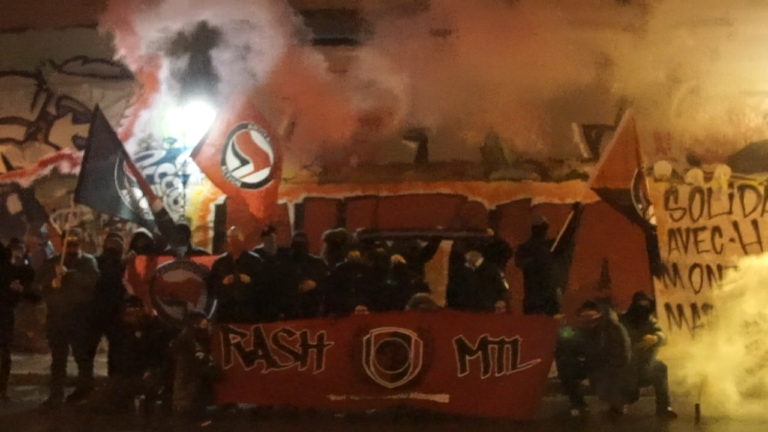 Montreal Solidarity With Stabbed Antifa From Marseille