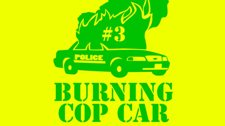 Burning Cop Car #3