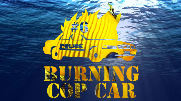 Burning Cop Car #6