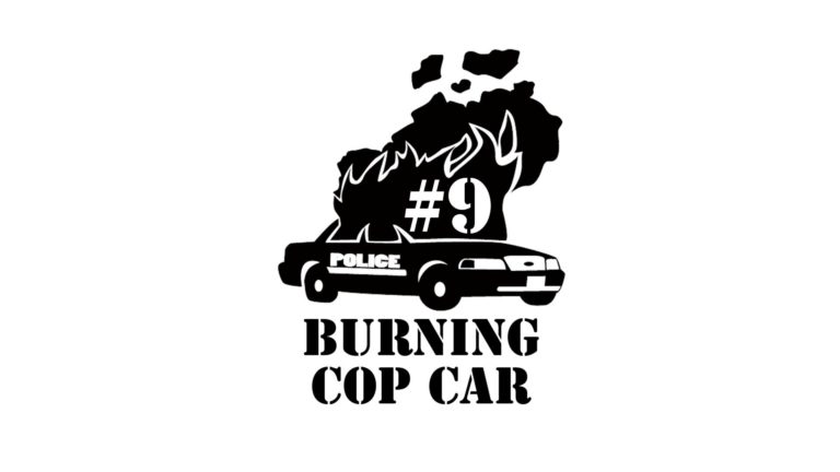 Burning Cop Car #9