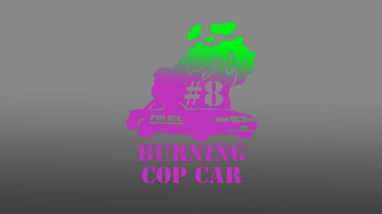 Burning Cop Car #8