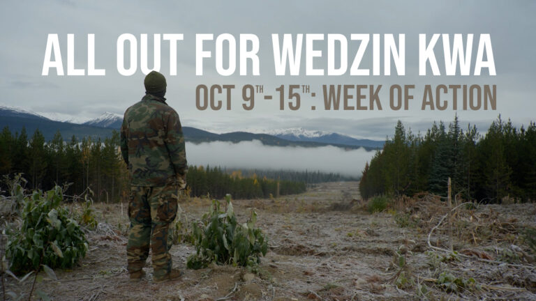 All Out for Wedzin Kwa: October 9-15 Week of Action