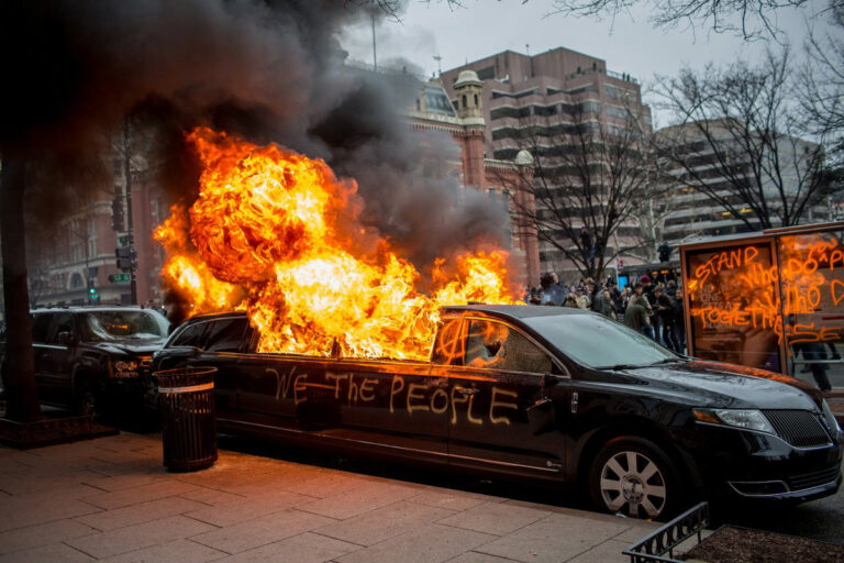 A Burning Limo is Worth 1000 Words
