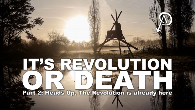 It’s Revolution or Death Part 2: Heads Up, the Revolution is Already Here