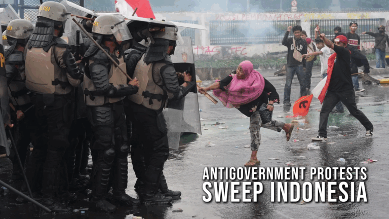 Antigovernment Protests Sweep Indonesia
