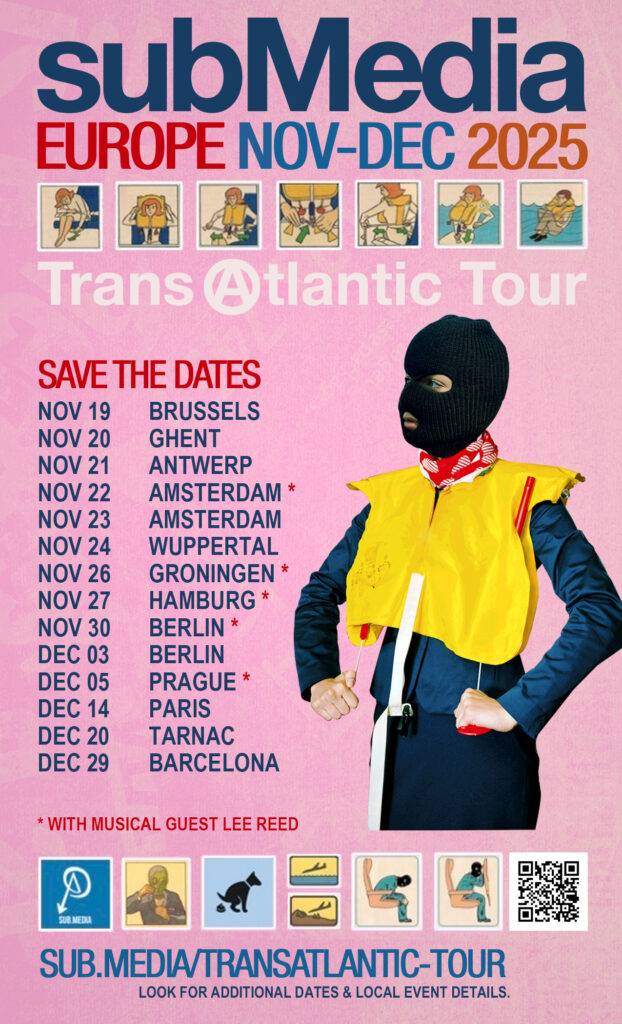 subMedia 2025 TransAtlantic Tour poster.