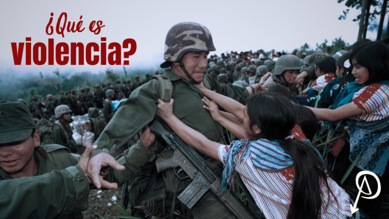 ¿Qué es violencia?