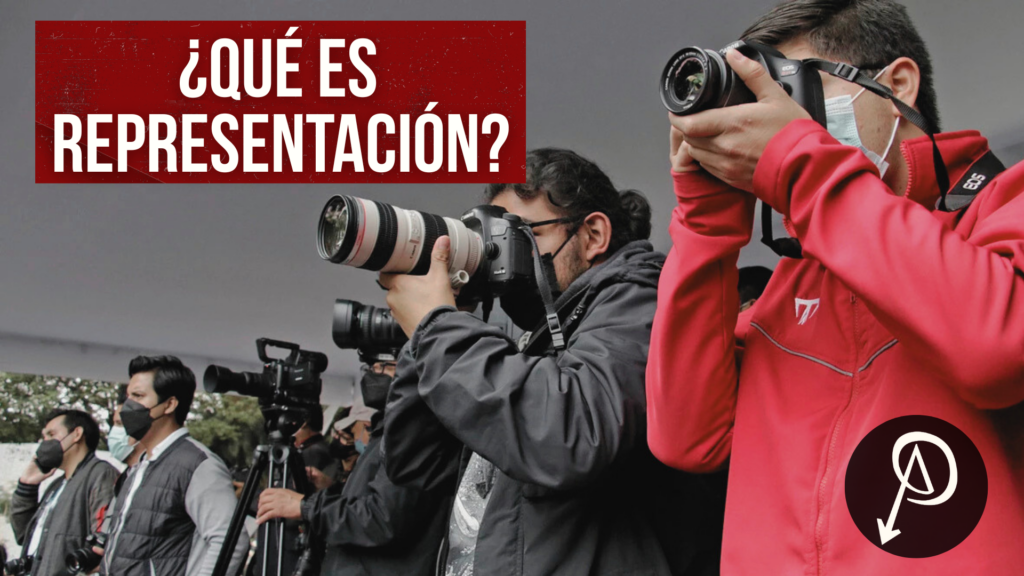 foto de fotografos y dice "¿Qué es Representación?"